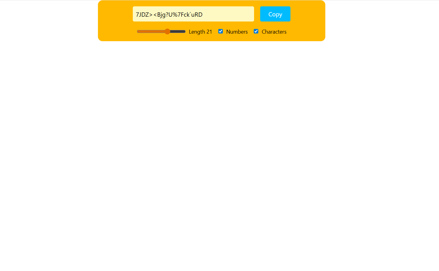 Secure Password Generator Preview